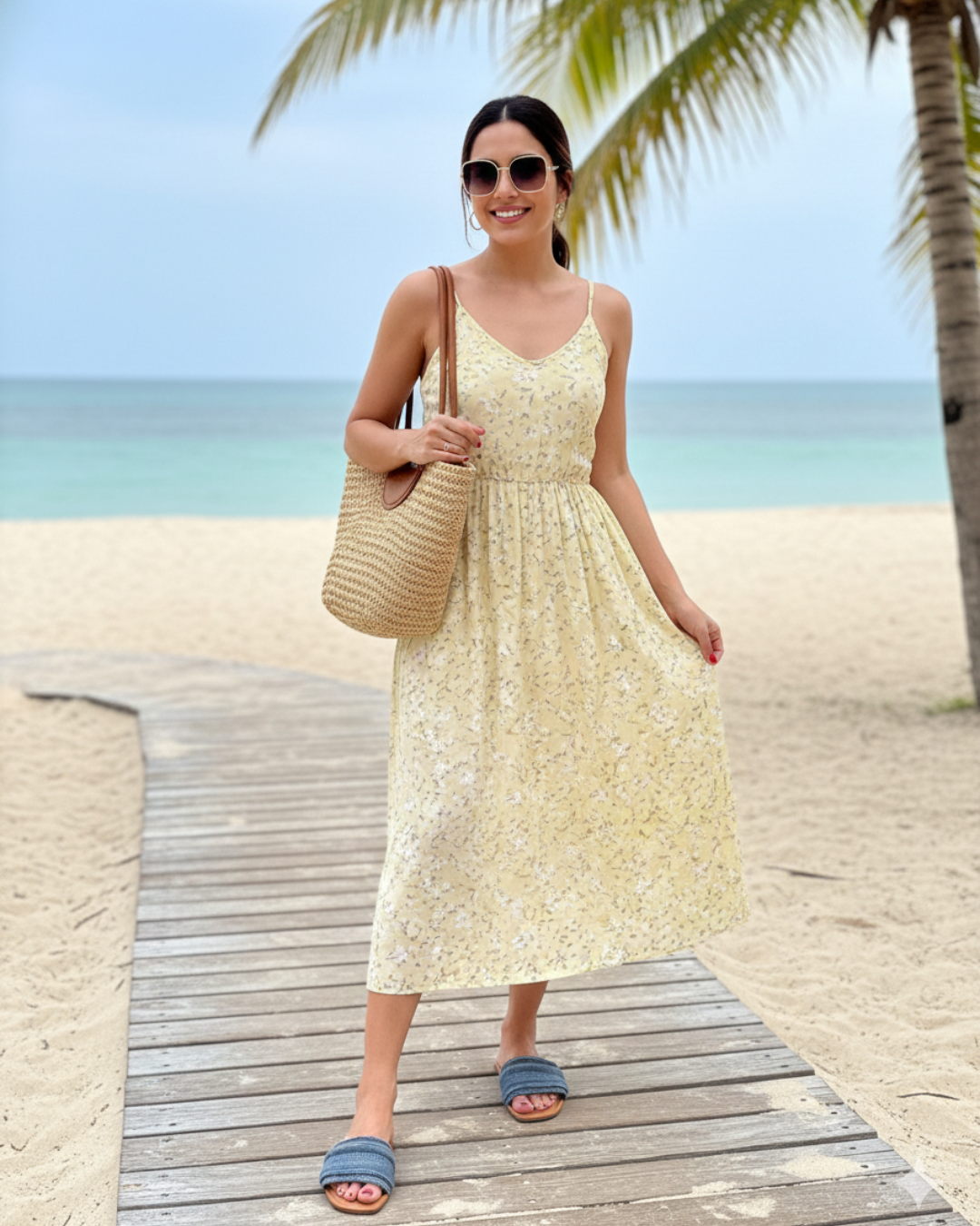 528RR Sandalia Textil Azul