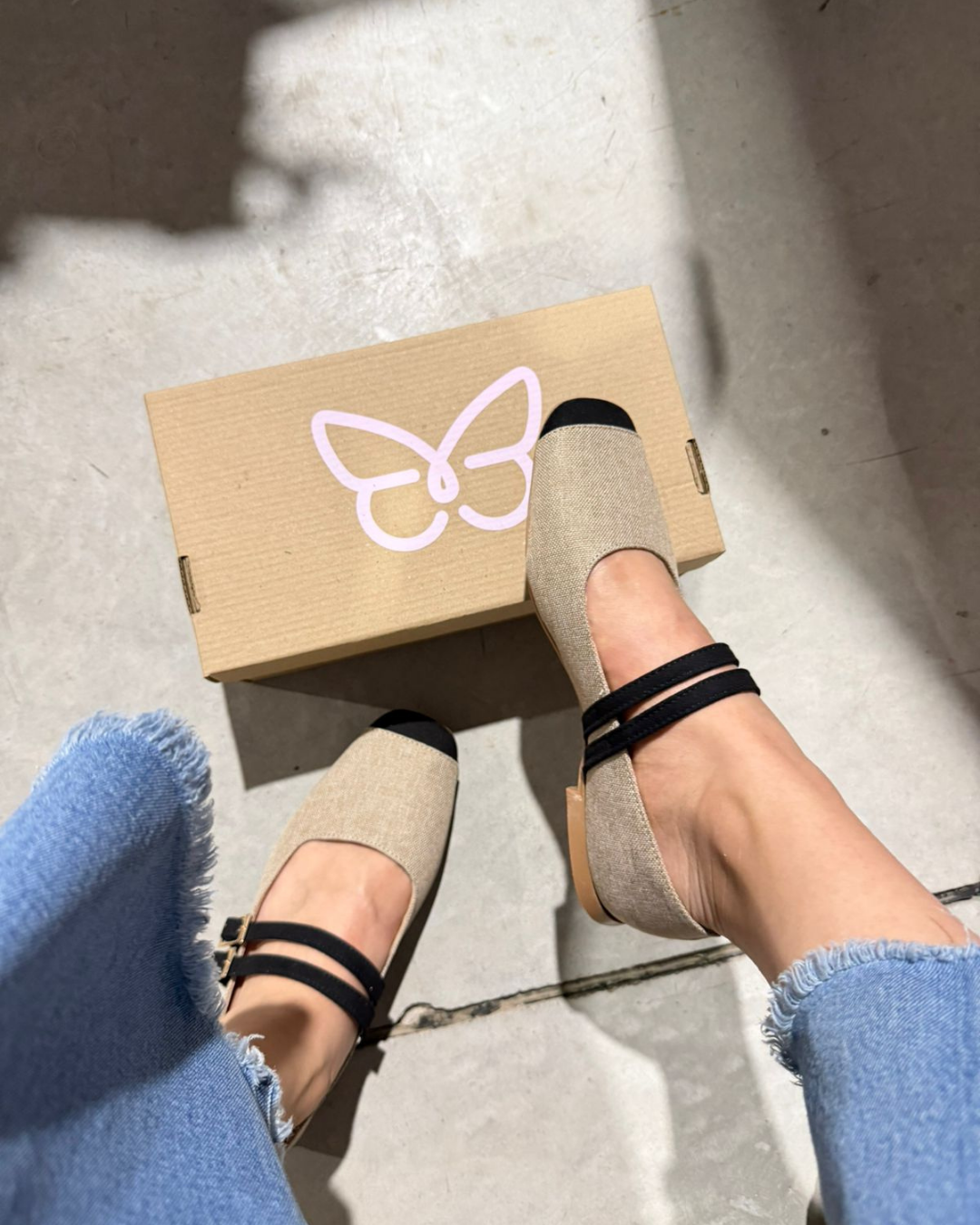 4062RR Casual Textil Crudo/Durazno Negro