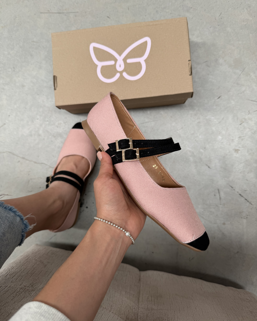 4062RR Casual Curri Rosa Rich/Durazno Negro