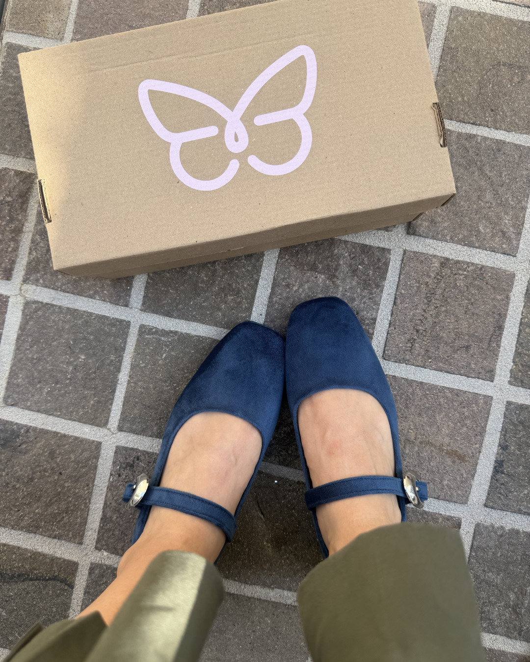 4068R Zapato Casual Sintético Terciopelo Marino