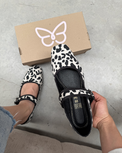 4070 Casual Sintético Dálmata Negro