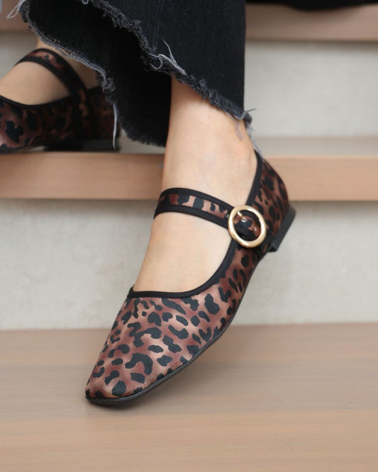 4070 Casual Sintético Estampado Café