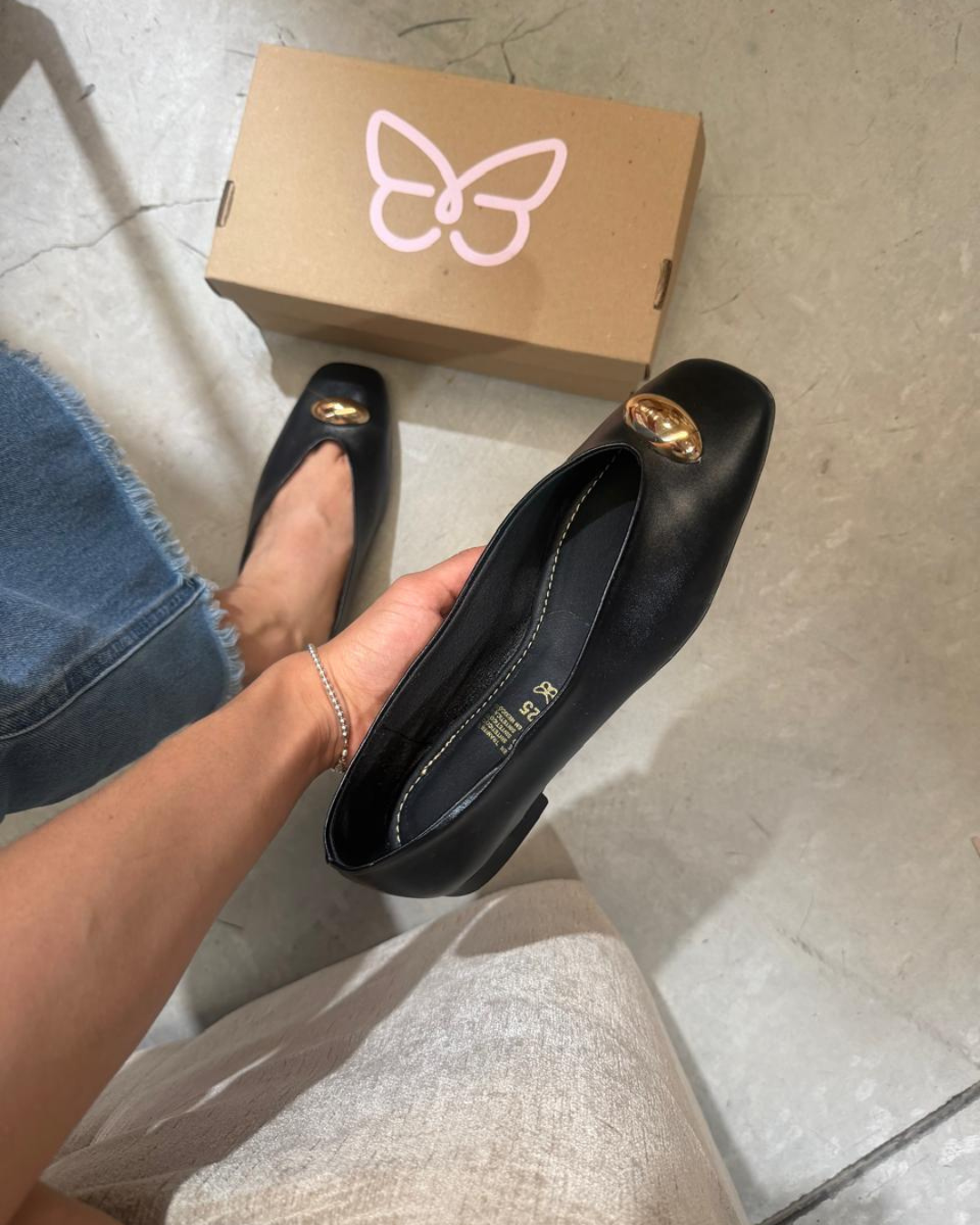 4076R Zapato Casual Sintético Negro