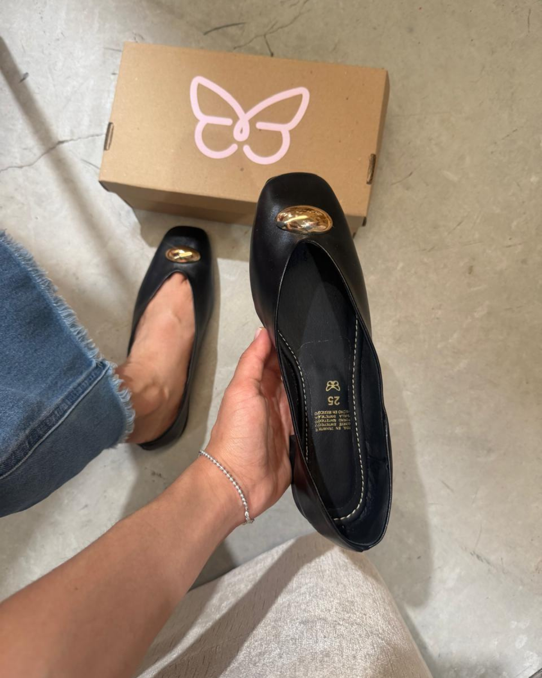 4076R Zapato Casual Sintético Negro