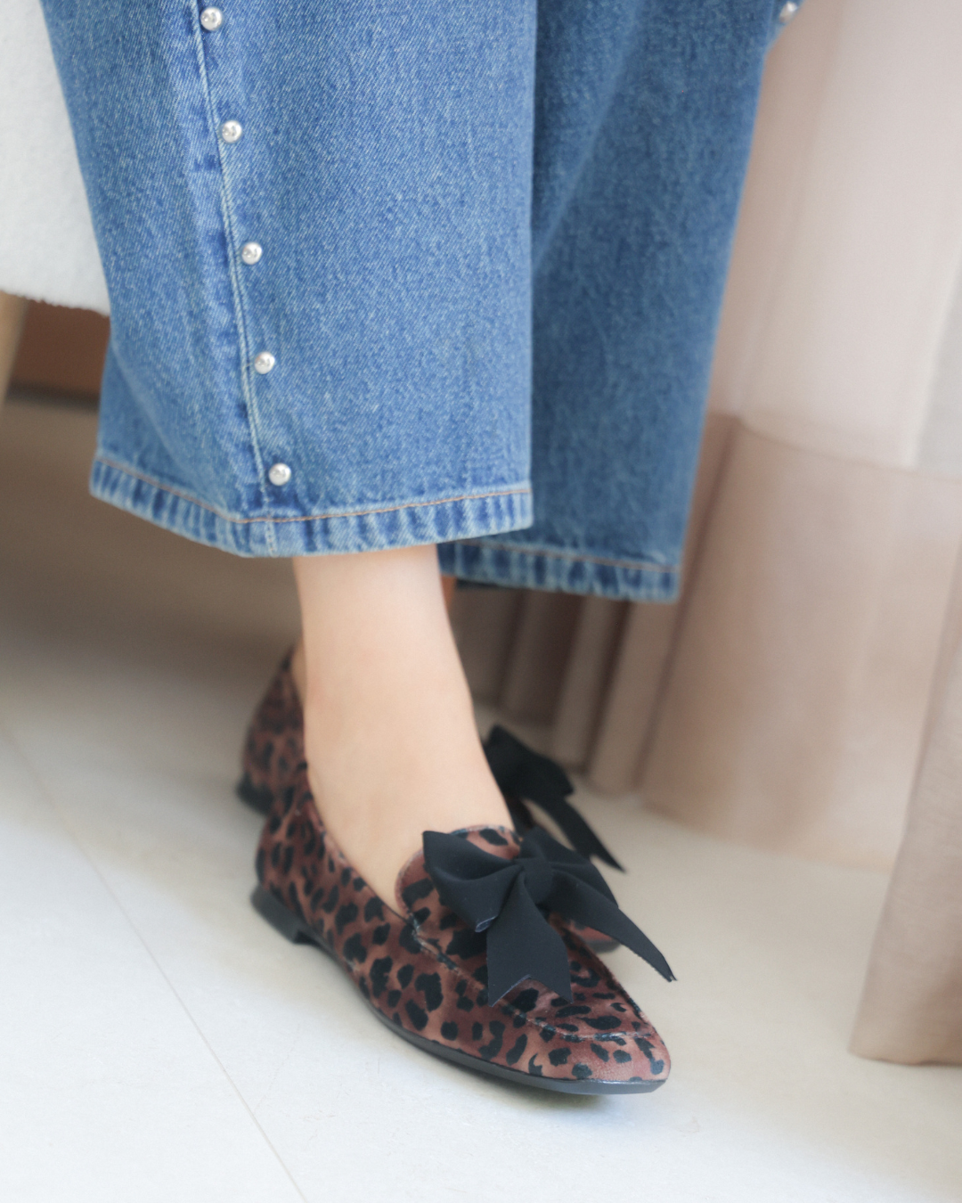 4091R Casual Sintetico Terciopelo Gepardo Cafe