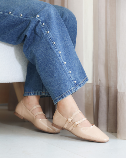 4092R Casual Sintético Charol Neutro