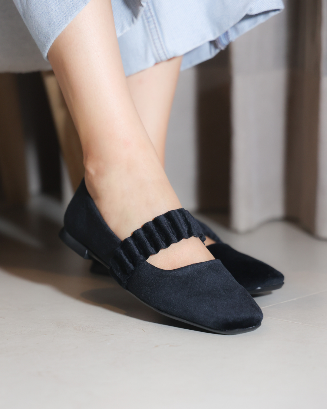 4093R Casual Sintético Giza Negro