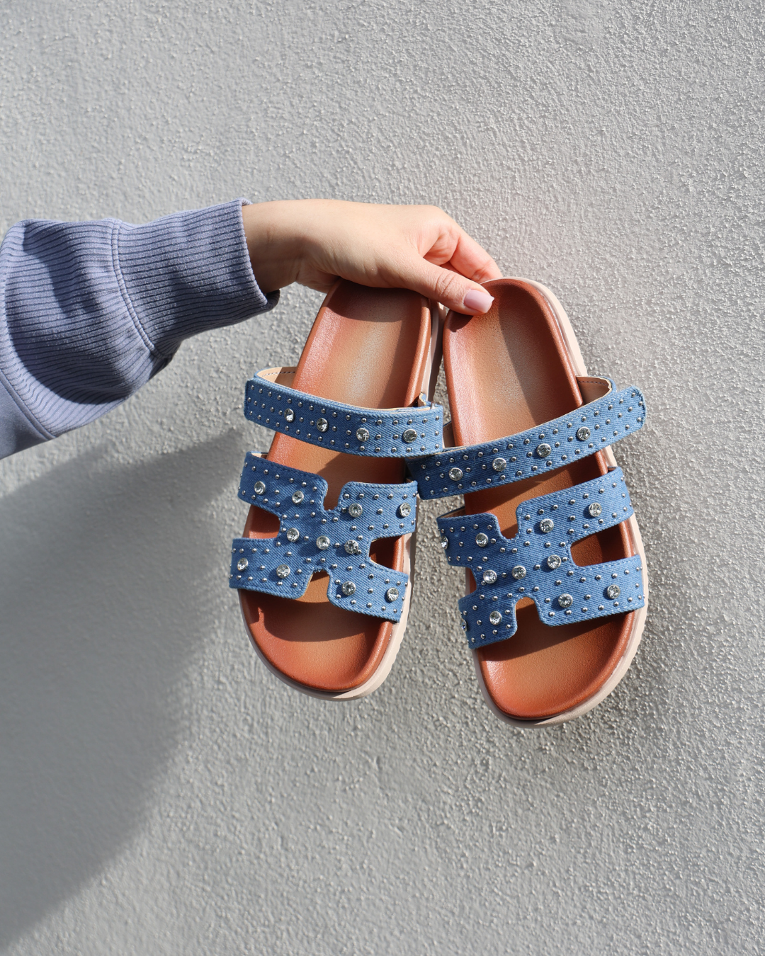 202I Sandalia Mezclilla Azul