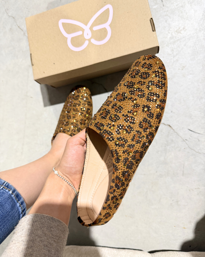 230AR Casual Sintético Leopardo Café