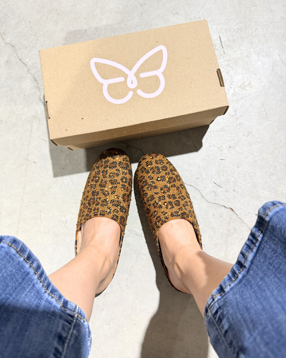 230AR Casual Sintético Leopardo Café