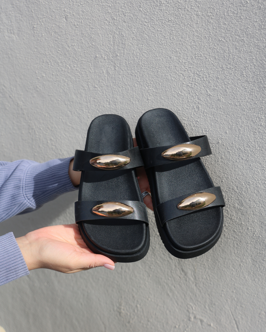 198I Sandalia Sintético Negro