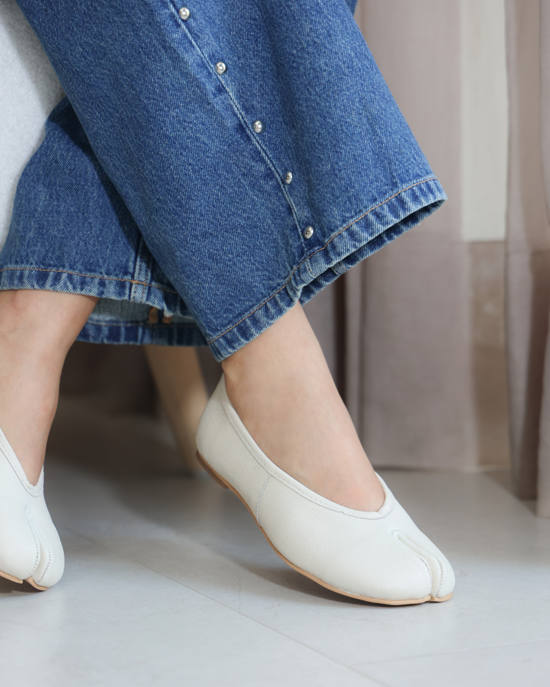 4801R Tabbi Piel Late Zapato Estilo Japones