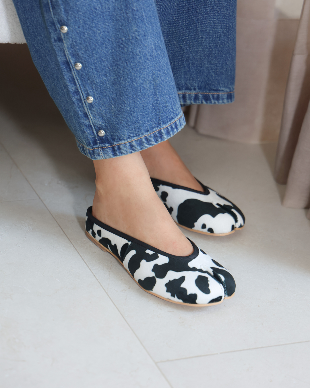 4802R Tabbis Vaca Negro Estilo Japones