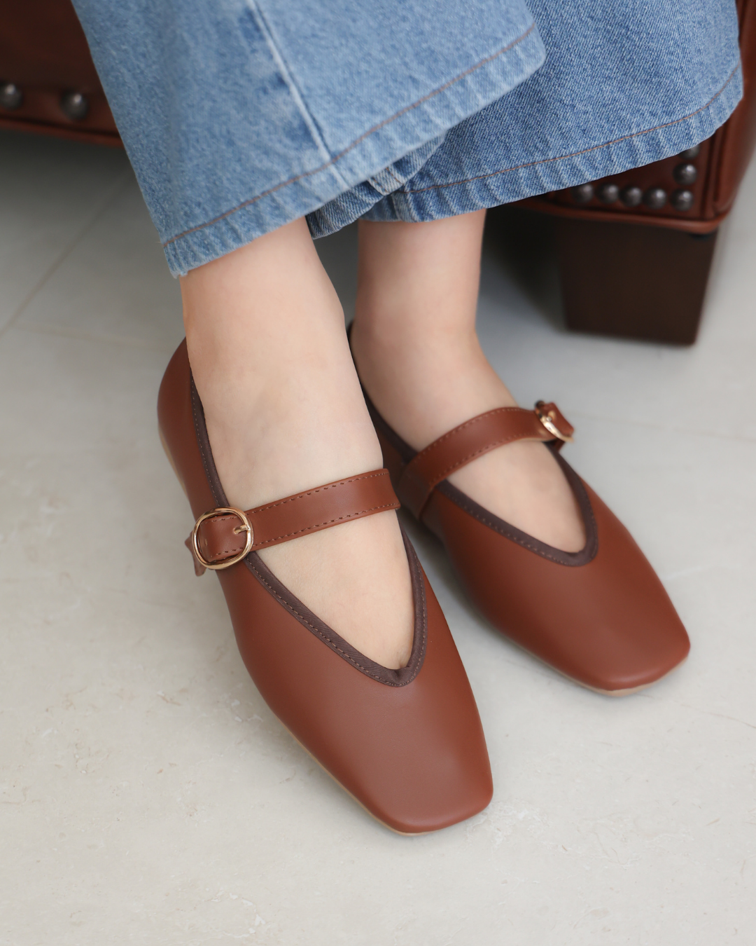 4072 Casual Sintético Tan