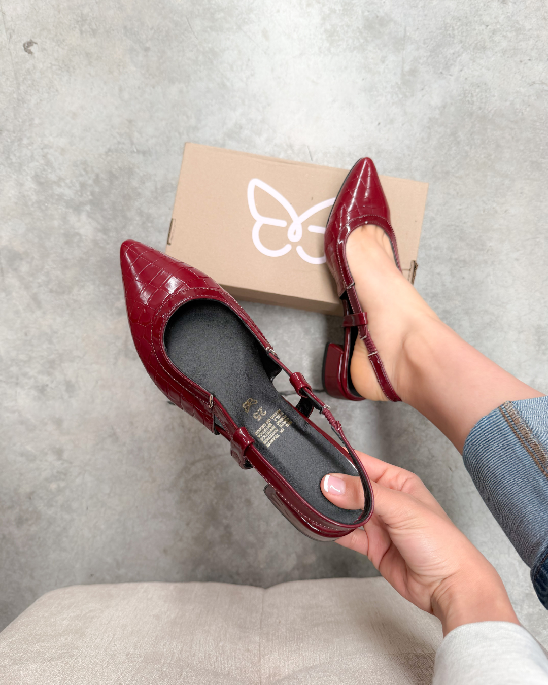 2520R Zapatilla Sintético Vino