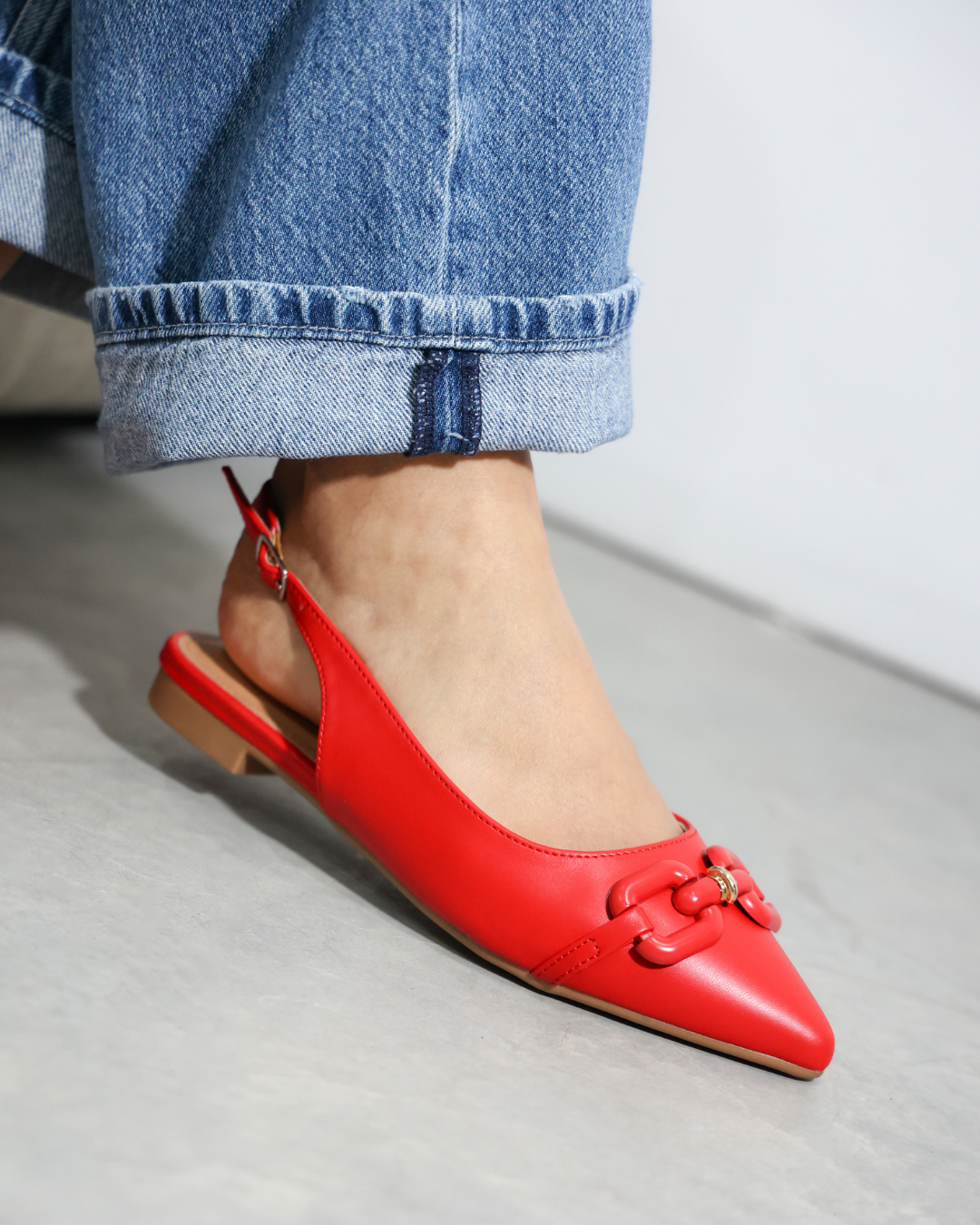 298AR Casual Sintético Rojo