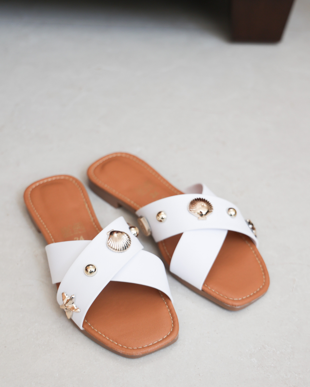 518RR Sandalia Sintético Blanco