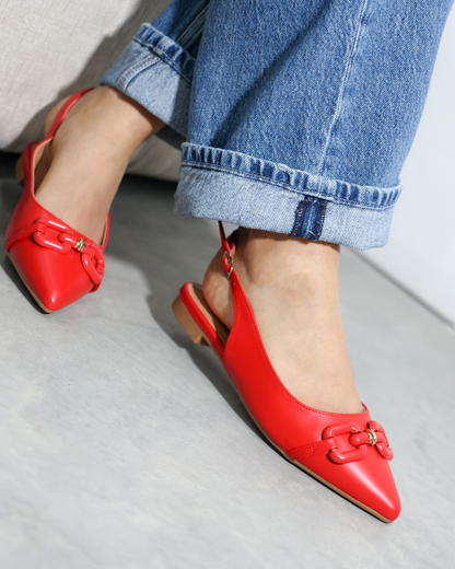 298AR Casual Sintético Rojo