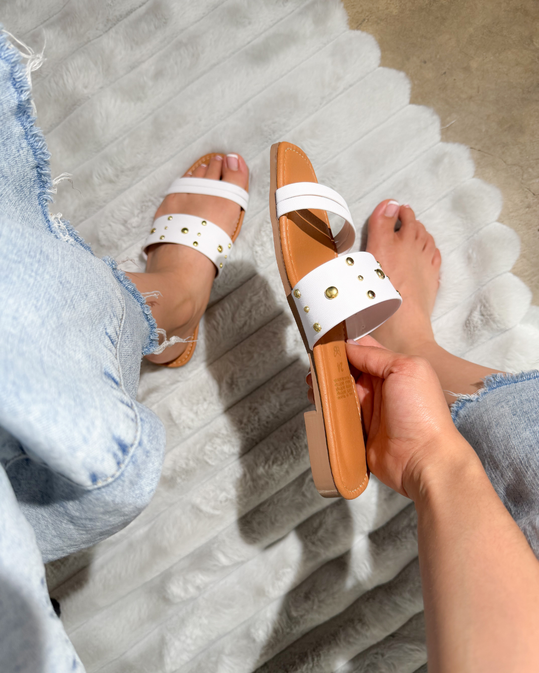 522R Sandalia Sintético Blanco