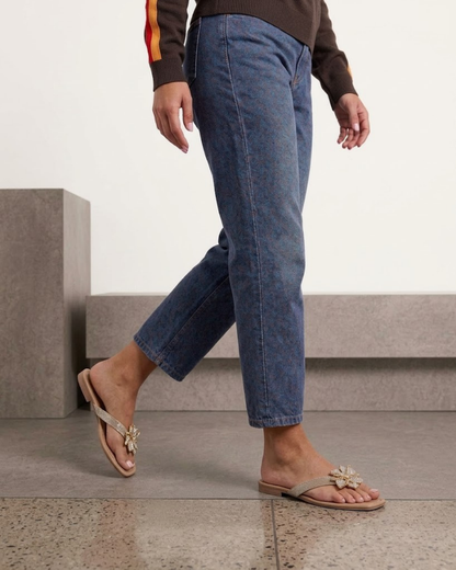551R Sandalia Textil Curri Crudo