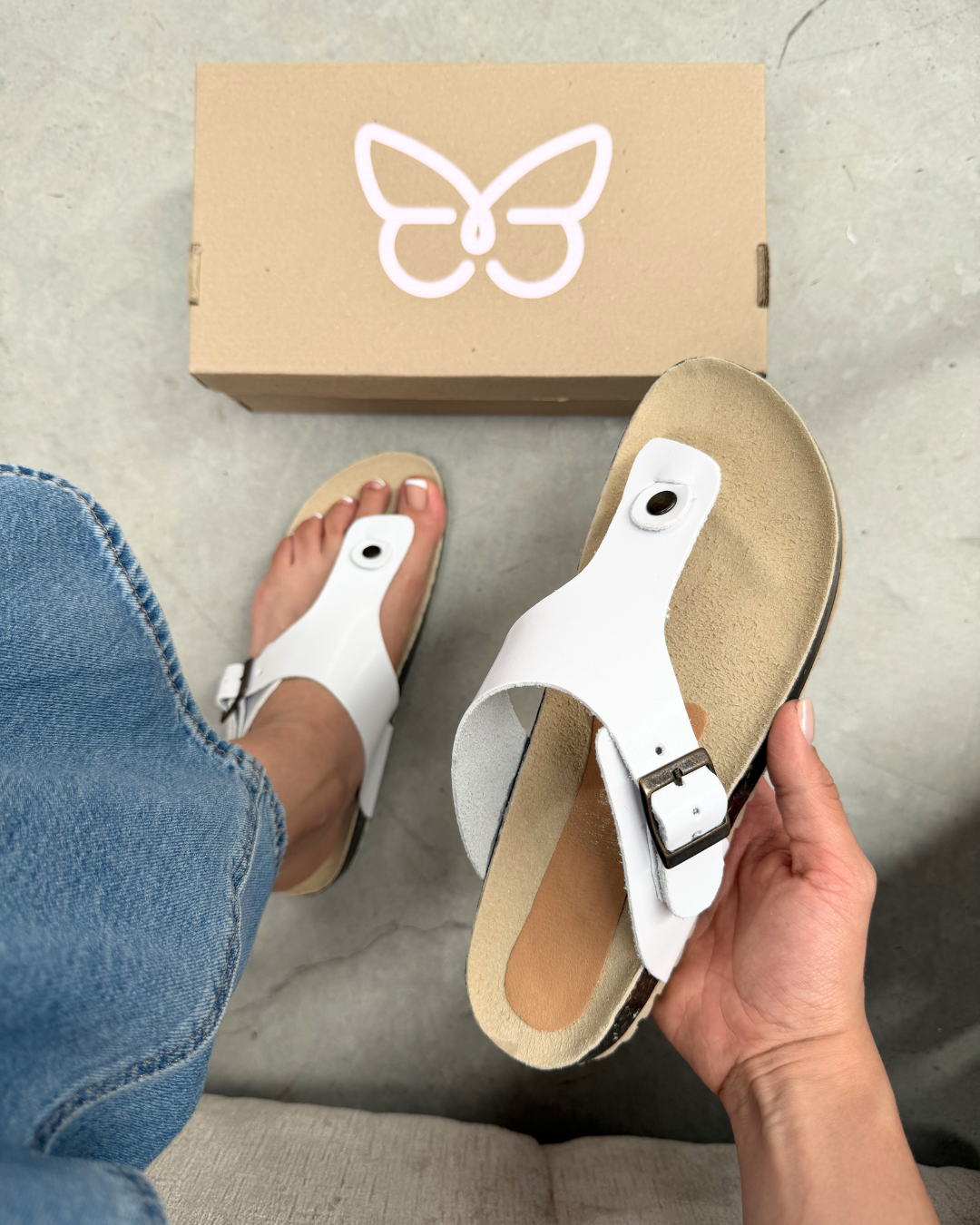 708N Sandalia Sintético Blanco