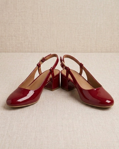 583R Zapatilla Sintético Charol Rojo