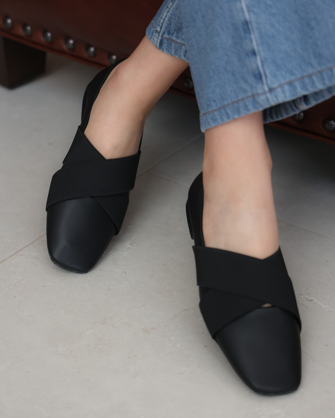 4074R Casual Sintético Negro