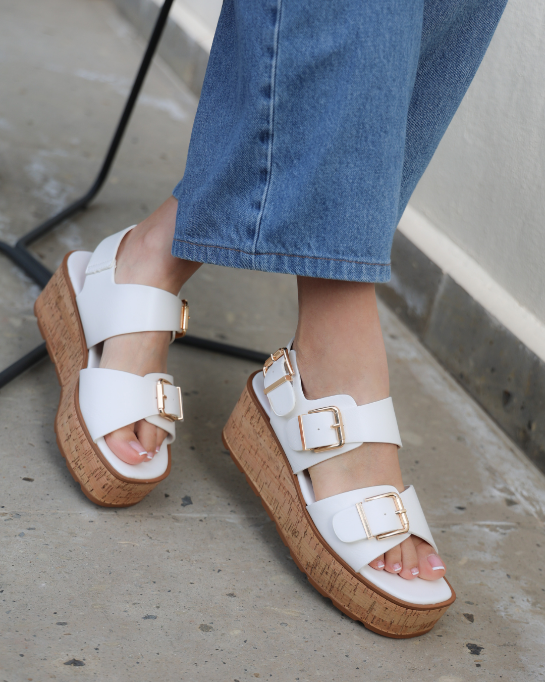 203I Sandalia Sintético Blanco