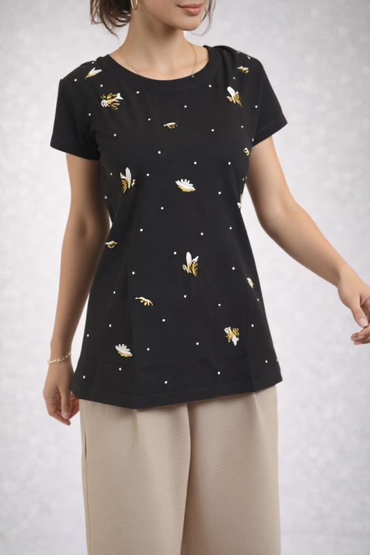 9118 Blusa Negro