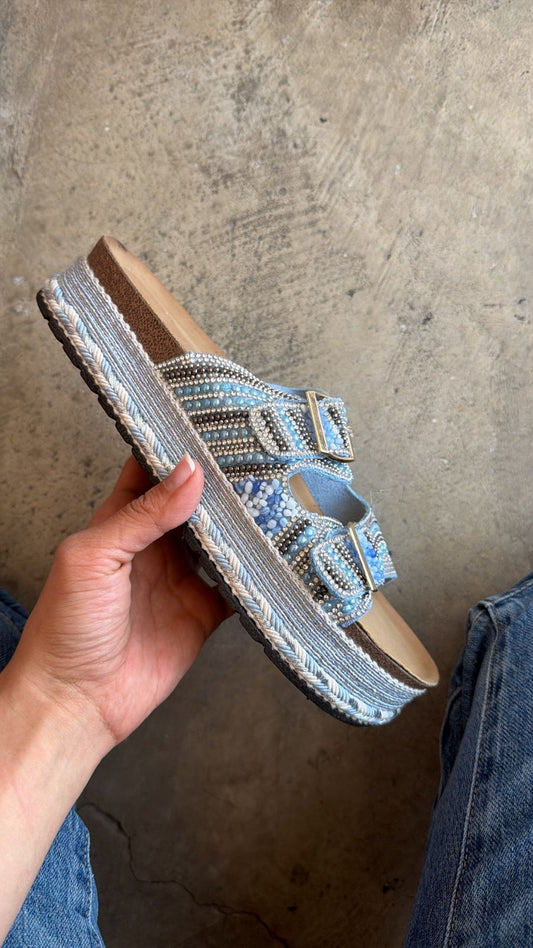 11A Sandalia Sintético Azul