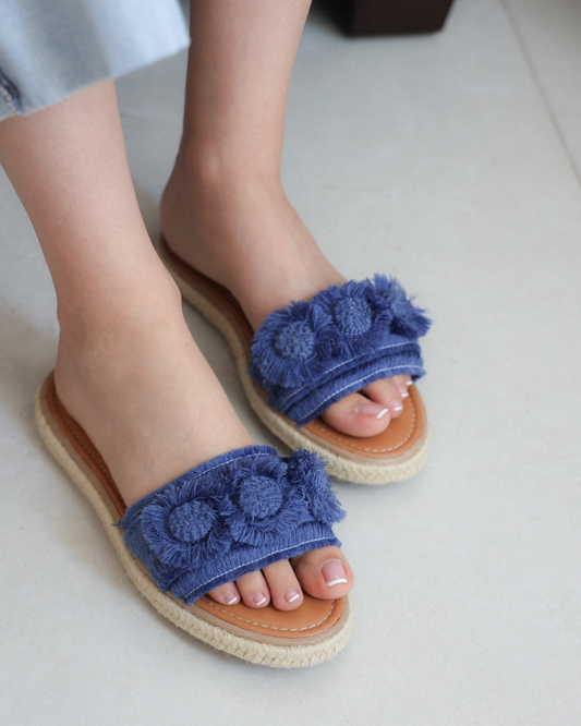 650R Sandalia Textil Azul