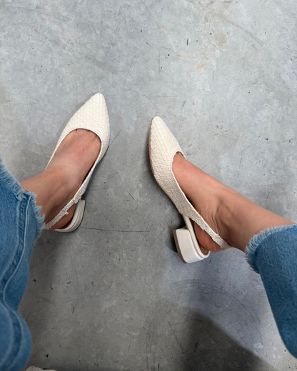 2501R zapatilla Textil Beige