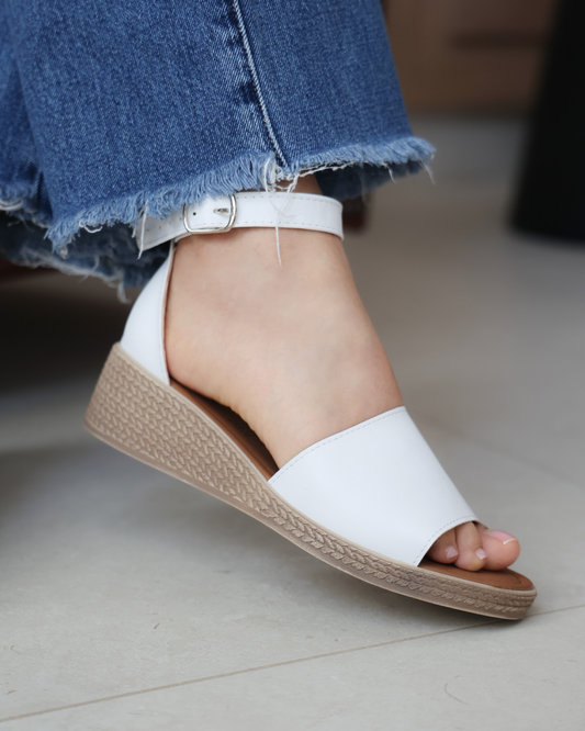 671DF Sandalia Sintético Blanco