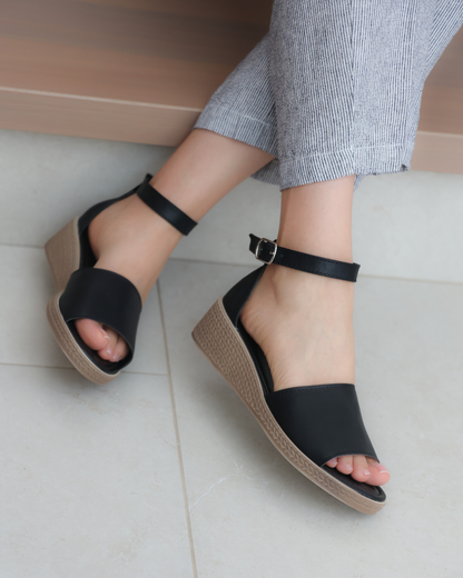 671DF Sandalia Sintético Negro