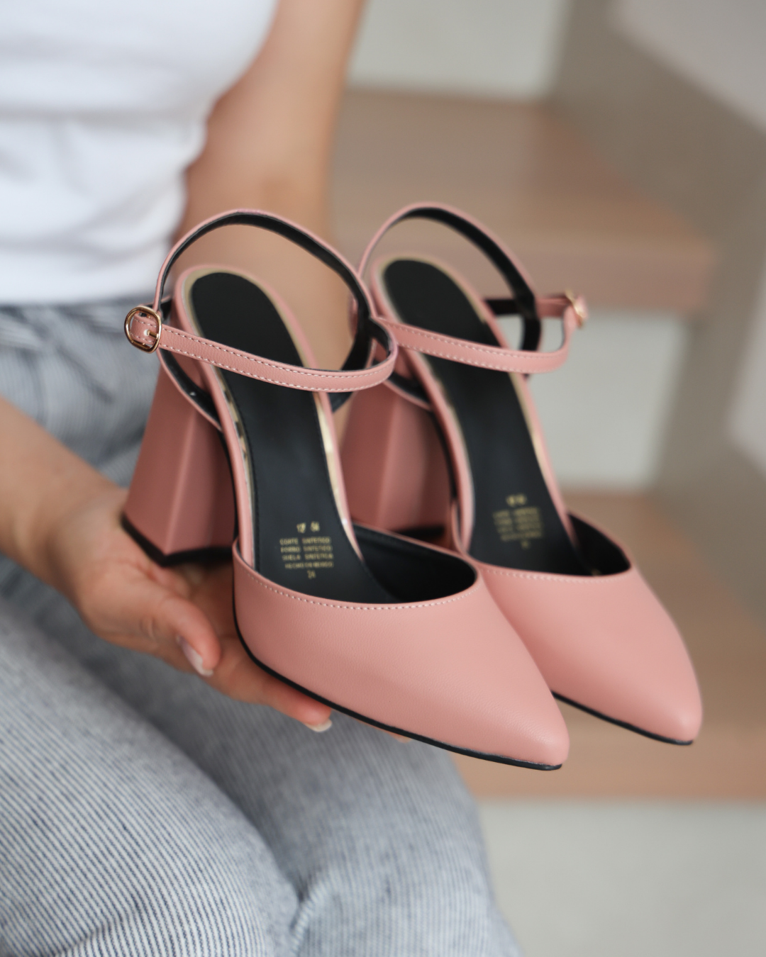 1254L Zapatilla Sintético Peach