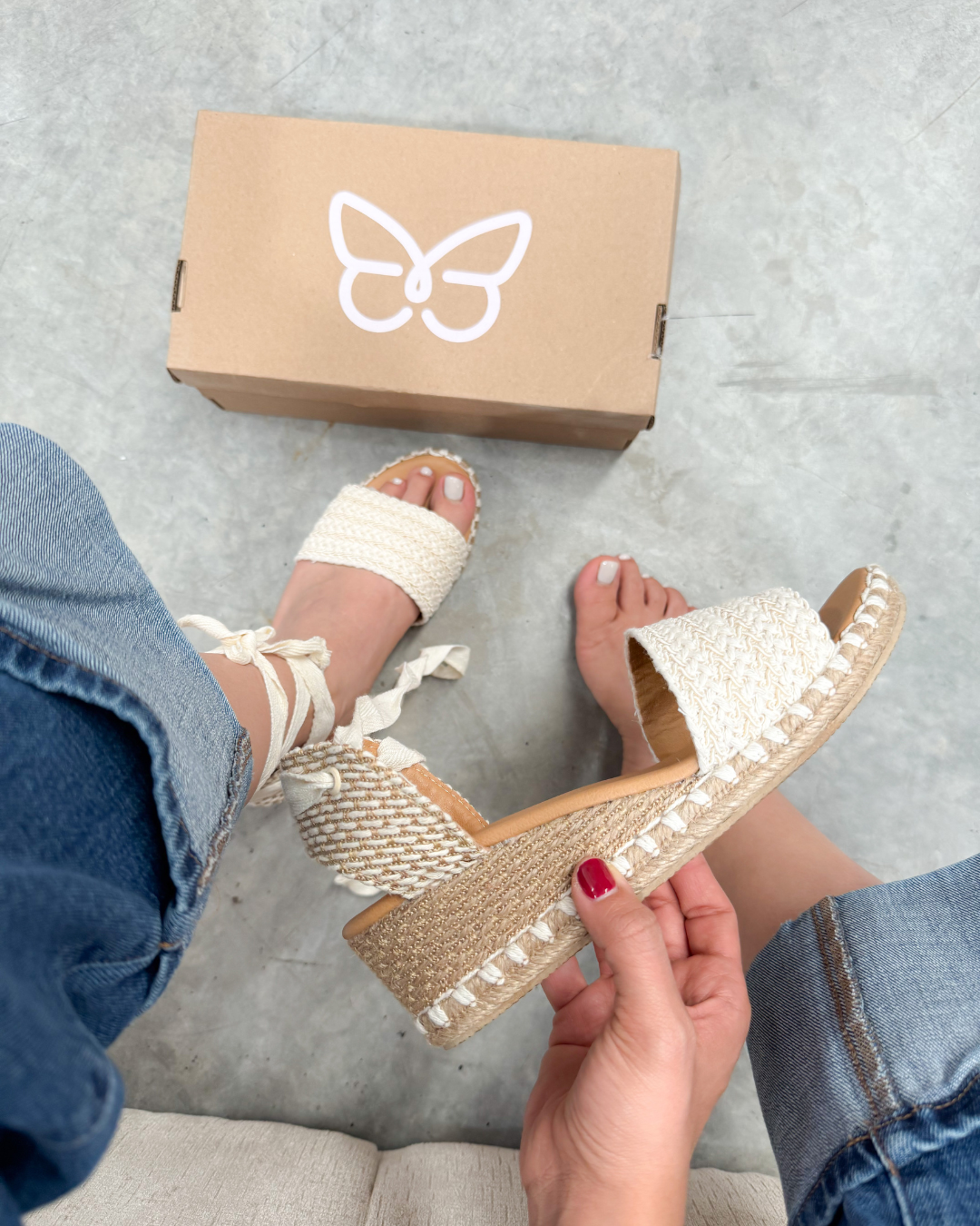 650R Sandalia Yute Beige