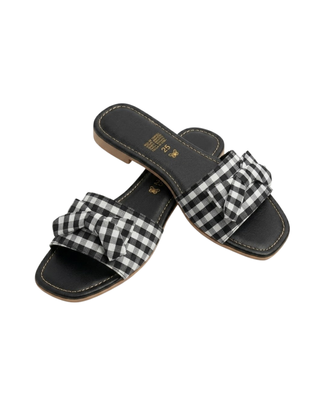 550R Sandalia Textil Lona Negro/Blanco