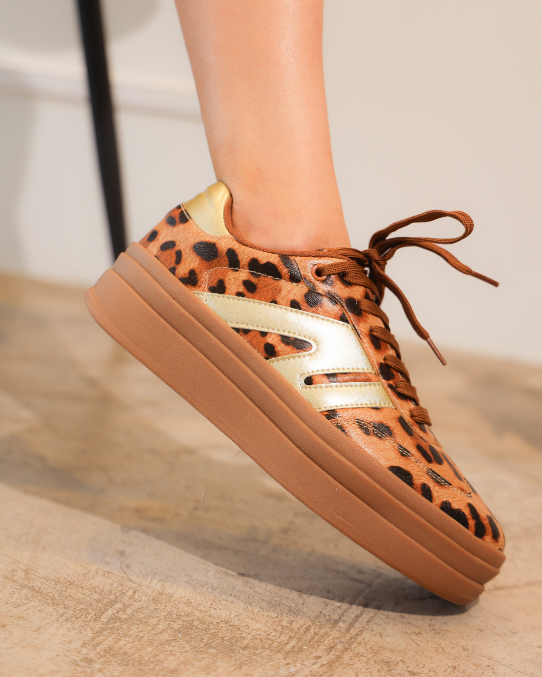 147I Estampado Leopardo Café