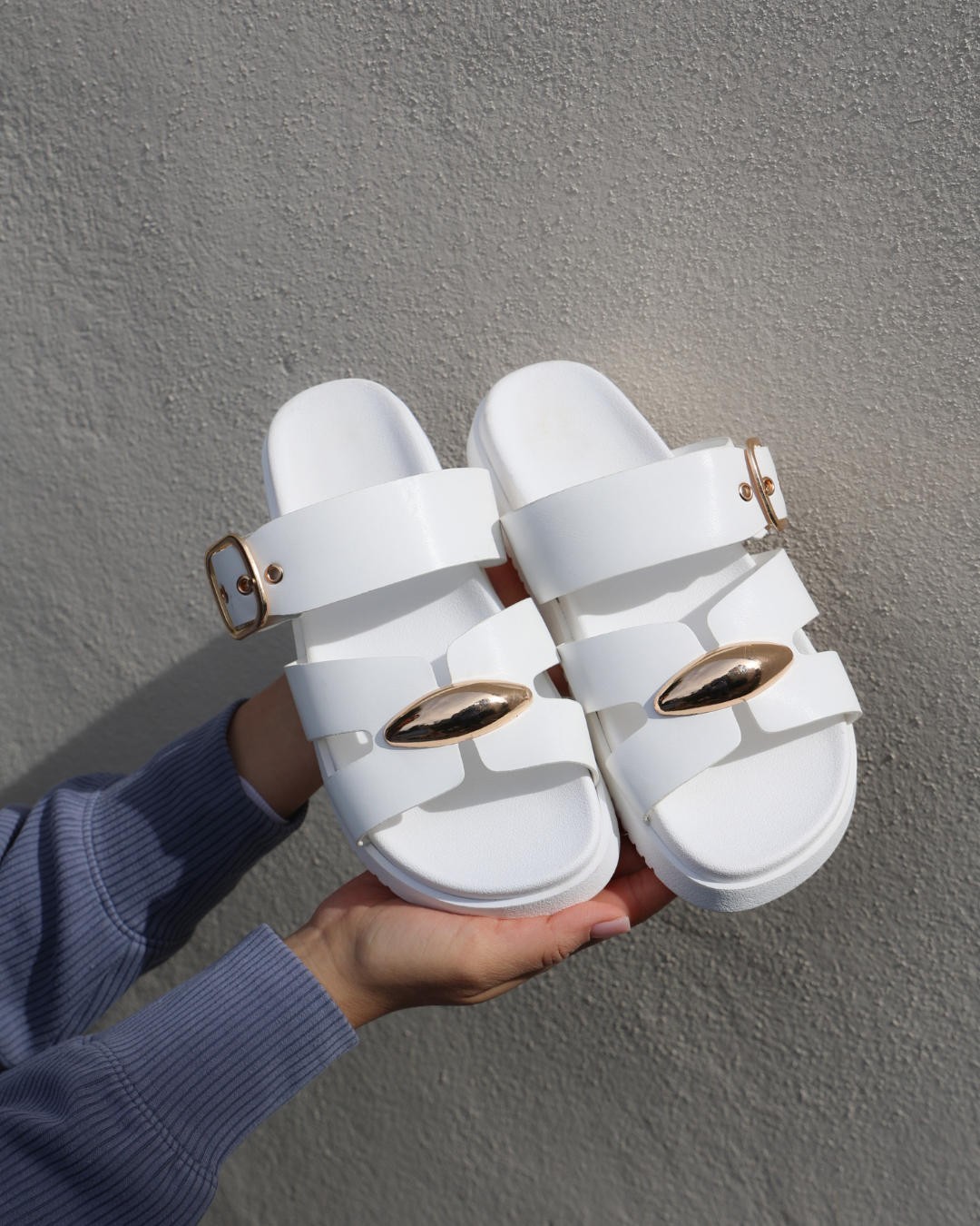 200I Sandalia Sintético Blanco