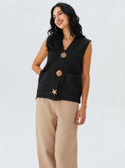 A2207 Chaleco Negro