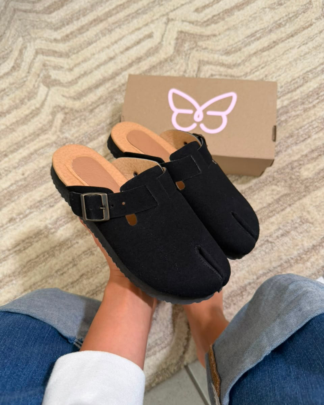 735N Casual Sintético Tabbi Carnaza Negro