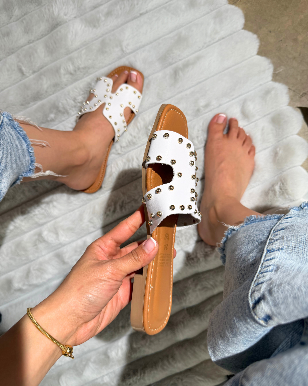 3100R Sandalia Sintético Blanco