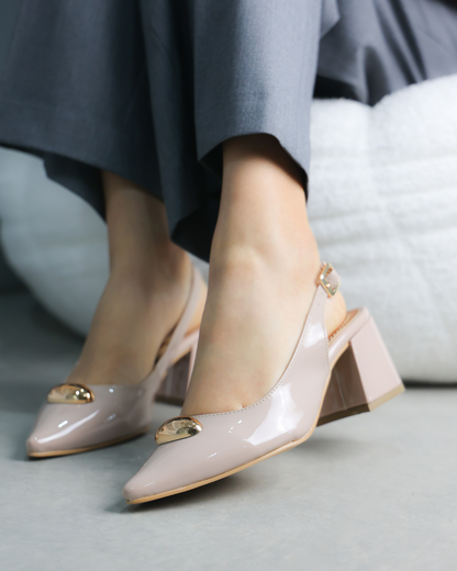 856R Zapatilla Sintético Charol Maquillaje