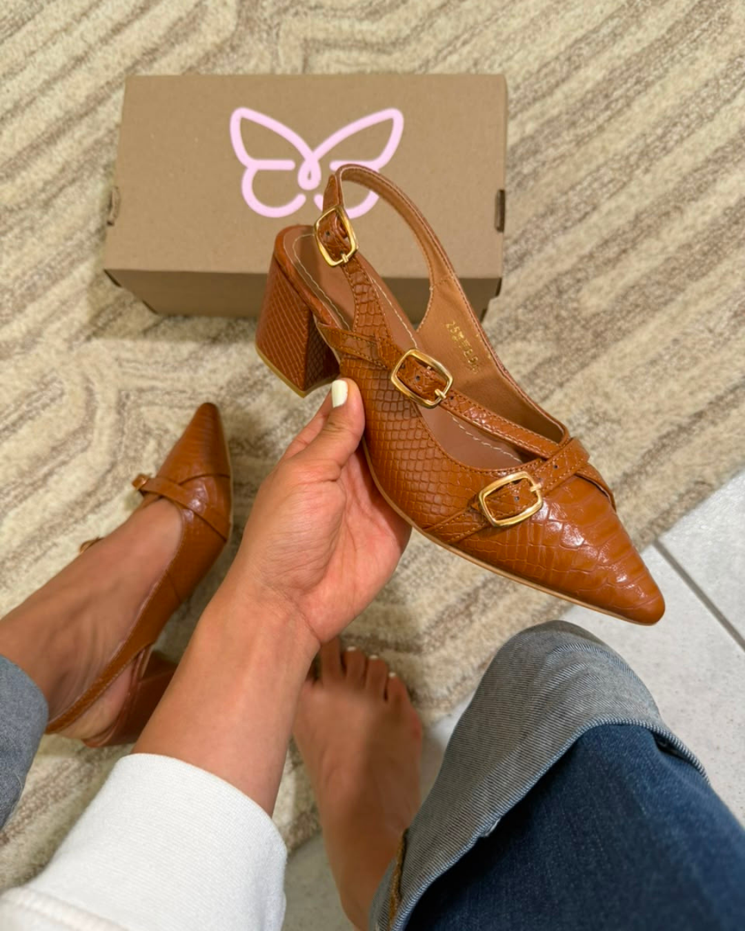 851R Zapatilla Sintético Croxa Camel