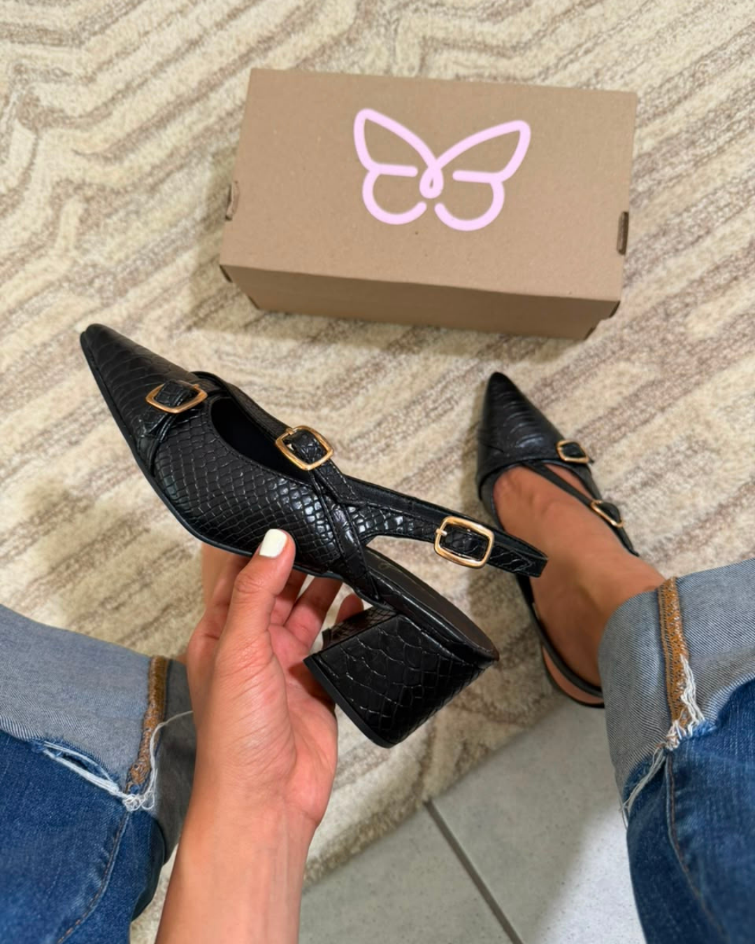 851R Zapatilla Sintético Croxa Negro