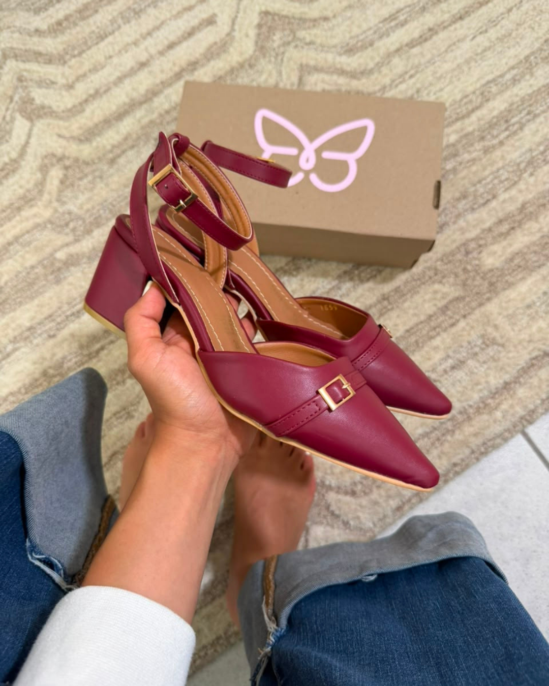 859R Zapatilla Sintético Santorini Vino