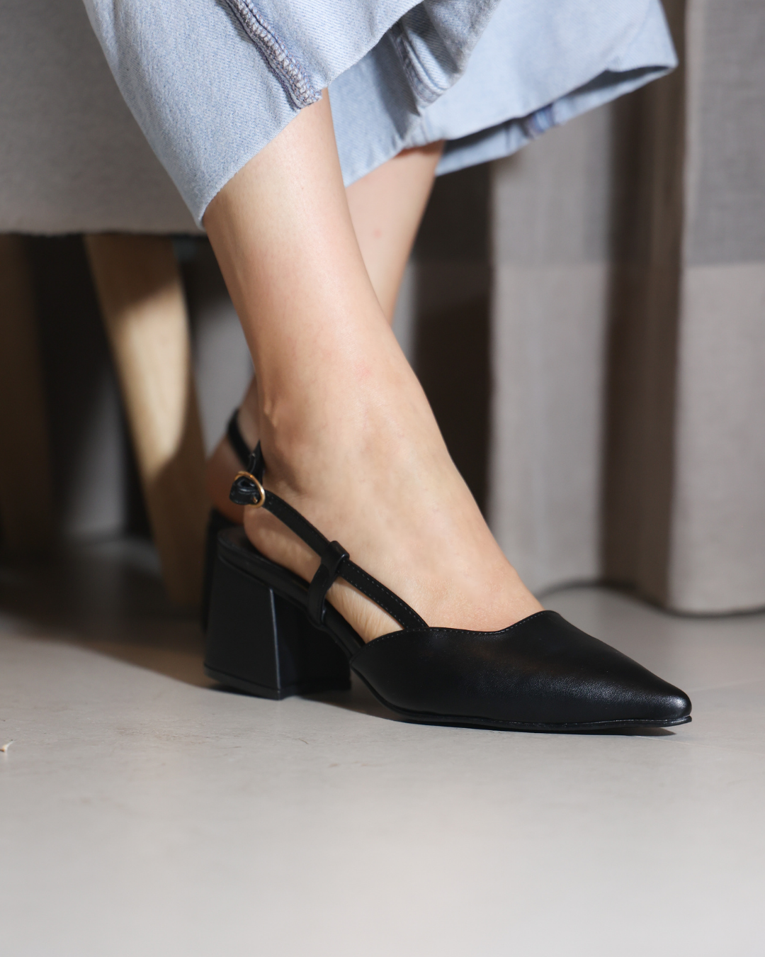 860R Zapatilla Sintético Santorini Negro
