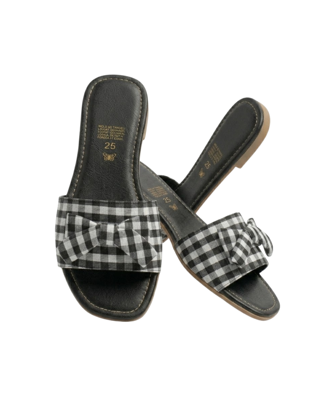 550R Sandalia Textil Lona Negro/Blanco