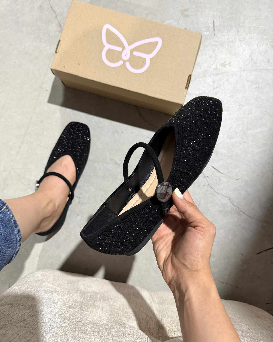 225AR Casual Textil negro