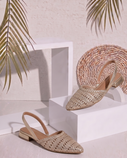 1515R Zapatilla Sintético Afrodita Oro Inglés